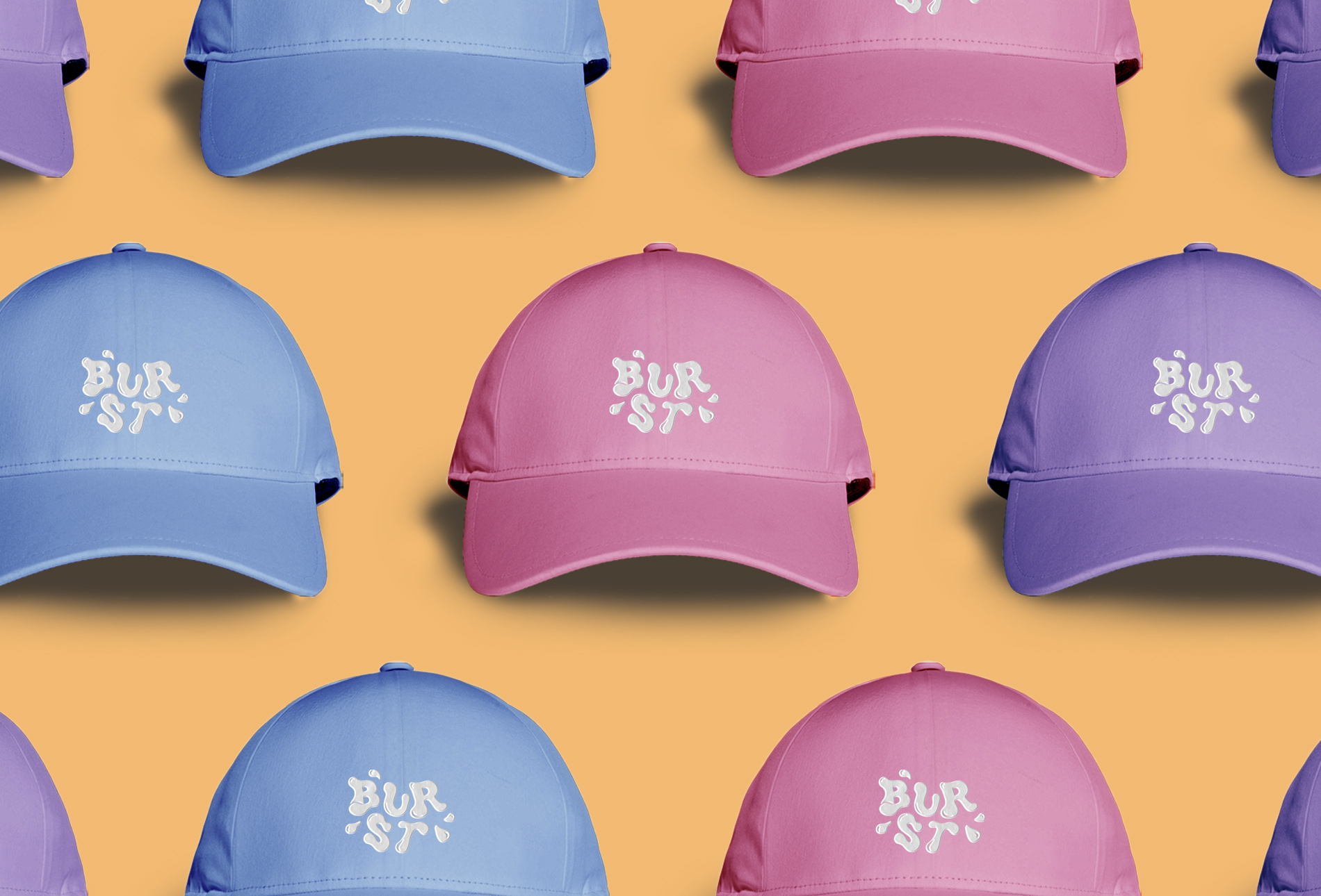 Cassie VP Burst Music Fest Branding Cap Hats